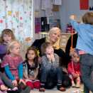 12. oktober: Kronprinsesse Mette-Marit besøker Keyserløkka barnehage i anledning Verdensdagen for psykisk helse (Foto: Gorm Kallestad / NTB scanpix)